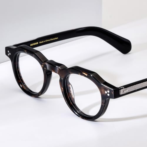 Image of HEPIDEM Acetate Glasses Frame Men Women Square Eyeglasses Optical Spectacles MZEPH