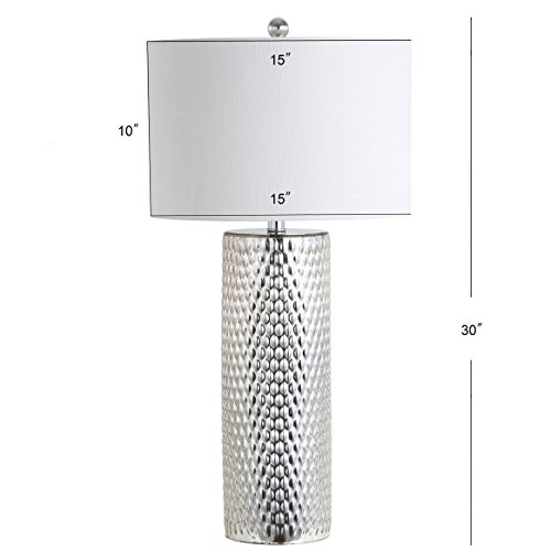 Lámpara de Mesa de Vidrio Isabella 30" Plata JONATHAN Y miniatura 3