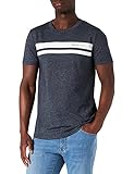 TOM TAILOR Denim Herren T-Shirt mit Print 1029965, 13684 - Sky Captain Blue Non-Solid, L