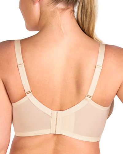 Image of HSIA Minimizer Bras for Women Large Bust Full Coverage Lace Plus Size Bra - Mermaid Scales