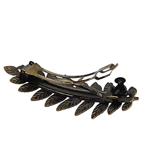 5Pcs Retro Hair Barrettes Vintage Metal Bronze Hair Pins French Hair Clips For Women Girl Hair Accessories #TOP3