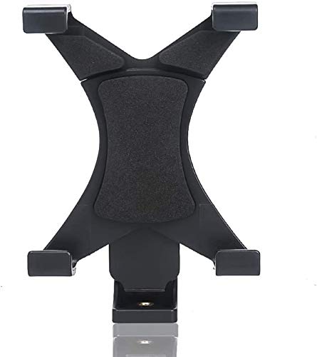 FAVOLCANO Universal Tablet Tripod Mount Adapter Clamp Holder for iPad 2, 3, 4, Air, Air2, iPad Pro 9.7 10.5,iPad Mini 2 3 4, for Samsung Galaxy Tab 2 3 4, Tab Pro, Tab S, for Google Nexus