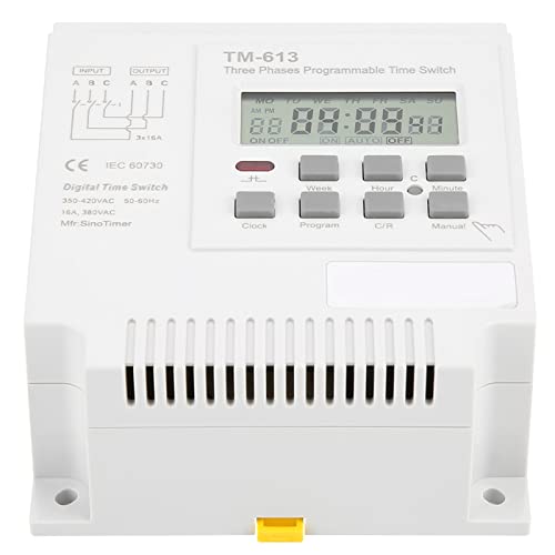 Minuterie triphasée 380V intelligente pour gestion de pompe d'étang et irrigation