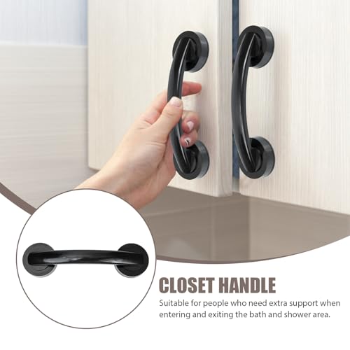 Barra de sujeción para baño con ventosa YARNOW y mango ABS de fácil instalación en duchas 3