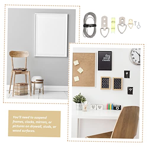 Image of LIFKOME Picture Hanging Kit 102 Pieces Wall Decor Screws Picture Wire Hangers Home Office Decor Hardware