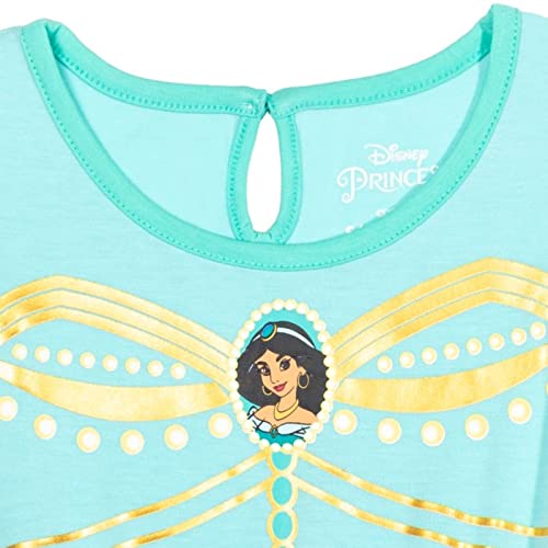 Disney Princess Jasmine Little Girls Knotted Sleeveless Romper & Knotted Skirt Jasmine 6-6X #TOP5