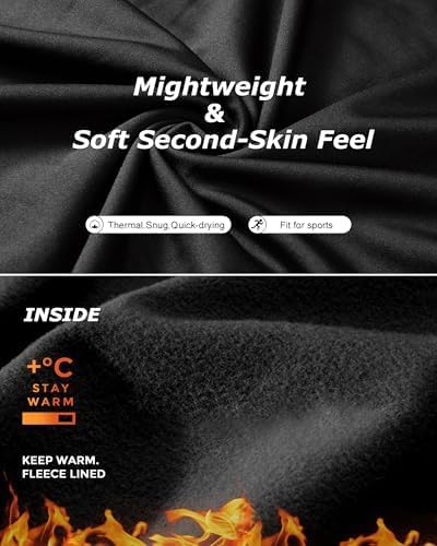 Women's Thermal Athletic Shirts Long Sleeve Compression Baselayer Tops for Cold Weather 2 4 Pack, X Large, 2 Black - Image 3