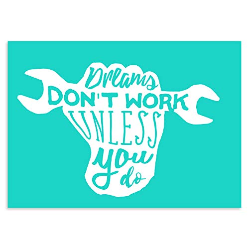 Chalk Transfers Farm Animals Silk Screen Stencils for Painting on Wood Farm Animals Self Adhesive Washable Reusable 5X7 Inch PAINTS TRANSFER