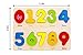 Aile Wooden Preschool Learning Number Puzzles Toys for Kids Age 2-4， Educational Toys