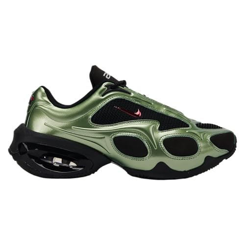 NIKE Femme WMNS AIR Max Muse Sneaker, Black University Red Oil Green, 37.5 EU