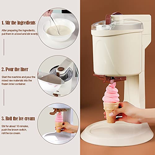 XYSQ Slush Maschine EIS, Hausgemachte Eismaschine Maschine Gefrorene Fruchtpaste Slush Maschine Mini Obst Dienen… – Bild 3