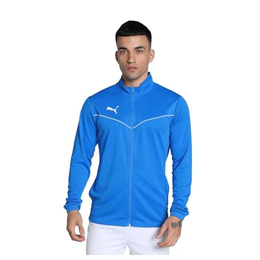 Puma Kinder teamRISE Training Poly Jacket Trainingsjacke, Electric Blue Lemonade, 140