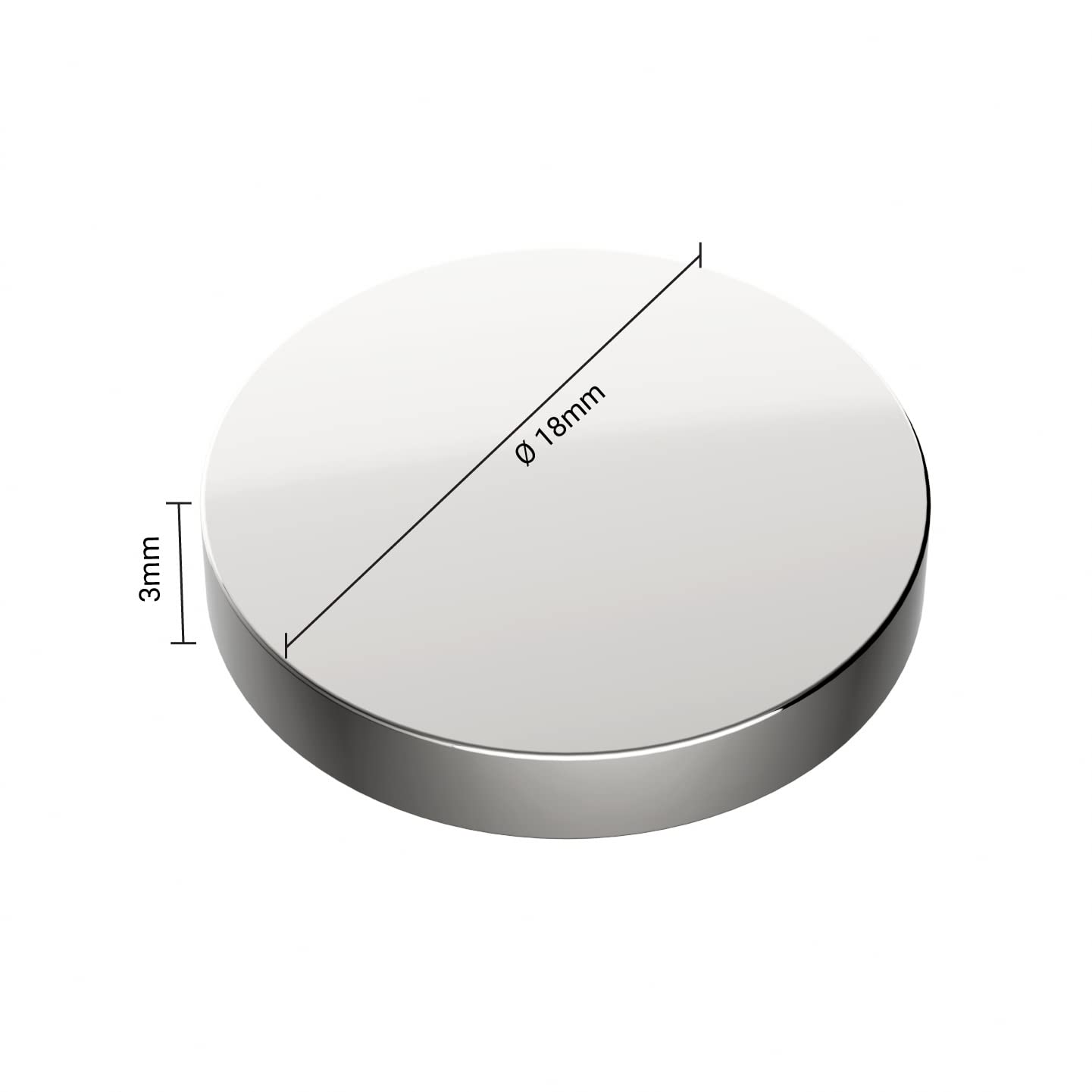 Magnetastico| 10 Stück Neodym Magnete N52 Scheibe 20x5 mm | Ultra Starke Magnete | Kühlschrankmagnet Pinnwandmagnet Whiteboard Magnet Scheibenmagnet Neodym Magneten extra stark Magnet 20mm Magnettafel
