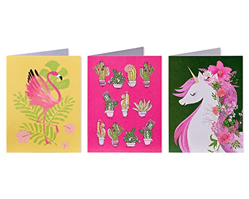 American Greetings Blank Cards With Envelopes For All Occasions, Unicorn, Floral, And Mermaids (48-Count) #TOP2