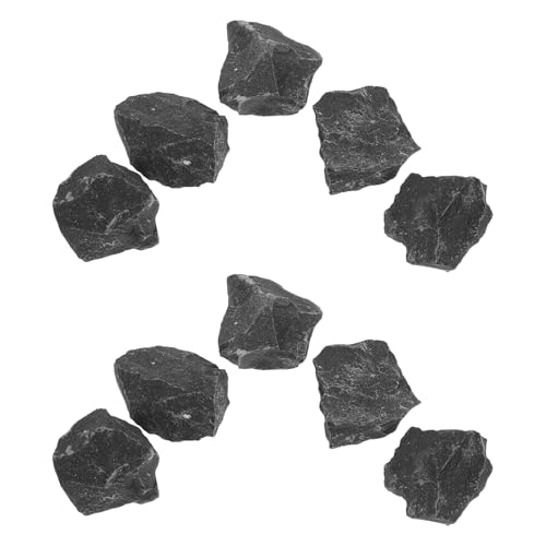 HEMOTON 10 Saunasteine Basalt 2–2,5cm Wärmespeicher Lavasteine für Dampfbad Saunaofen Hitzebeständige Saunasteine für Hotel und Heimsauna Aromatherapie