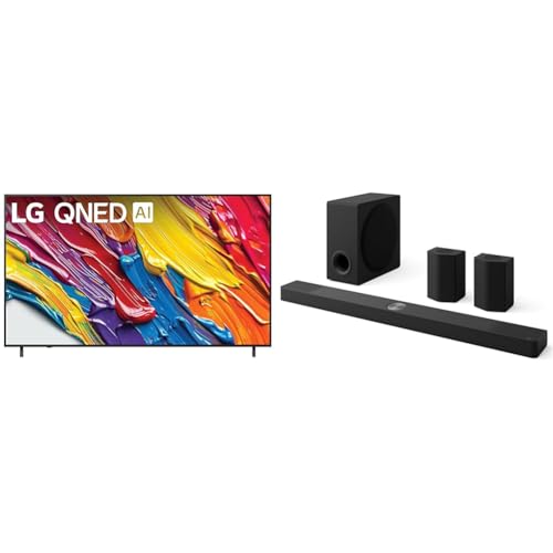 Image of LG 86-Inch Class QNED AI 4K QNED82A Series Smart TV (86QNED82AUA, 2025) LG S95AR 9.1.5 ch. Home Theater Soundbar with Wireless Subwoofer (2025 Model)