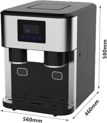 Máquina para hacer hielo con pantalla LCD y tanque 0.6L miniatura 2