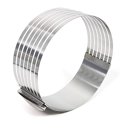 Easily Customisable Adjustable Cake Portion Ring for Perfect Slices