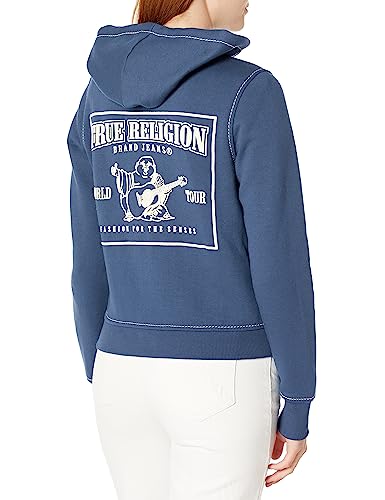 Image of True Religion womens Big T Classic Zip Up Hoody
