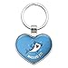 Nailed It Hammerhead Shark Funny Humor Pun Keychain Heart Love Metal Key Chain Ring