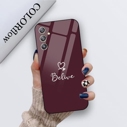 Image of COLORflow Back Cover Compatible with Samsung Galaxy A34 5G | Cute Korean Hearts Customized | Shockproof TPU Bumper with Camera Protection Back Cover Compatible with Samsung Galaxy A34 5G, Multicolor