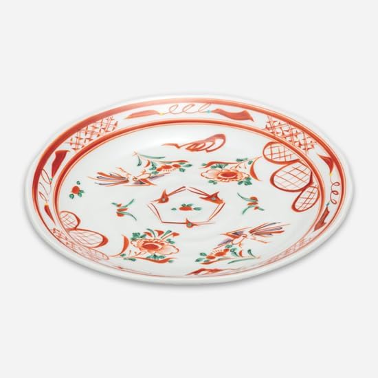 大聖寺伊万里 金彩 色絵 小皿 10客 古伊万里 時代 70707 大聖寺伊万里