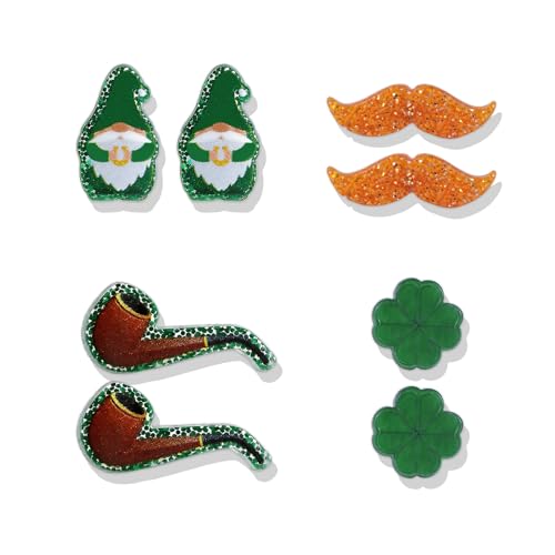 St. Patrick'S �X�^�b�h�C�������O�Z�b�g �����p �N���[�o�[ �X�^�b�h �C�������O ���b�L�[ �A�C���b�V�� �V�������b�N �C�������O �W���G���[ ���p�g���b�N�f�[ �A�N�Z�T���[ �z���f�[ �C�������O �R�X�`���[�� �M�t�g �ޏ���, Middle