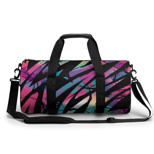 Sac de voyage vintage format duffel bag pour gym et randonnée 45x23x23cm