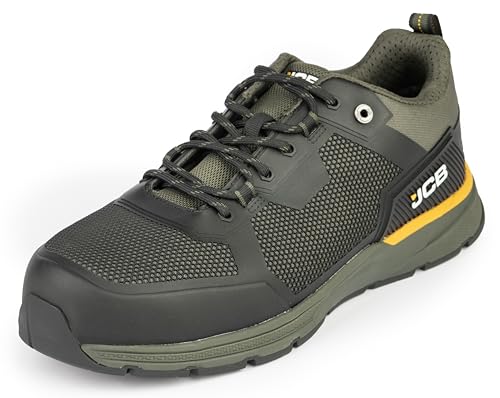 JCB Lace-Up Safety Sneaker Alloy Toe Waterproof Anti-Static Puncture Oil & Slip Resistant | JCB-0014 | Certified Safety Shoe