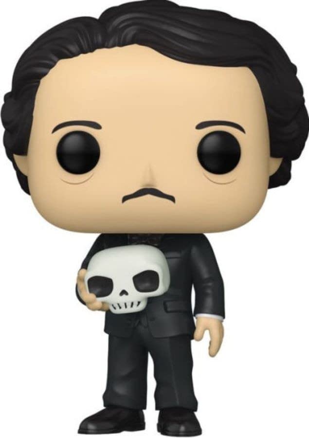 En Oferta Pop! Edgar Allan Poe 21 Edgar Allan Poe Con Calavera Brilla En La Oscuridad