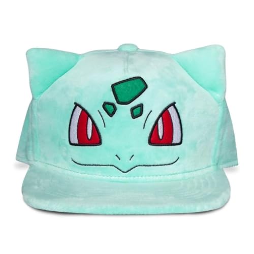 Gorra de Bulbasaur Pokémon ajustable que evita el calor del sol directo 1