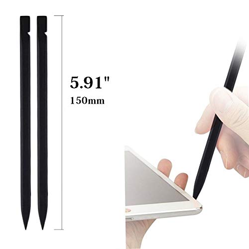 100 Pieces 5.91 Inches Professional Nylon Spudgers Open Pry Bar For Repairing Laptop Iphone Ipad Smartphone Pc Black Stick Prying Tools #TOP1