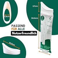 Jonhy Wee Pinkelbeutel Taschen-WC für Unterwegs 600ml 3 Stück – Ansicht 6