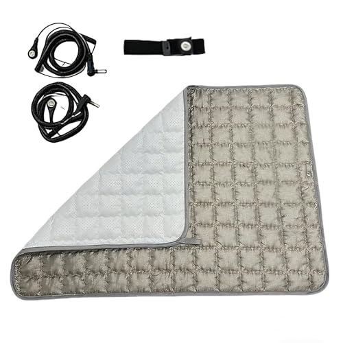 Amradield Silver Cotton Grounding Mat for Sleep