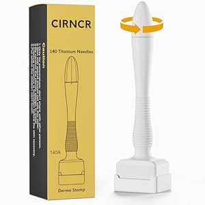 Beauty Derma Stamp Pen,microneedling Stamp for Face and Body,Derma microneedling Roller Pen for beard, Derma Roller Stamp 0.25mm