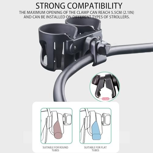 Support de bouteille universel déambulateur et poussette