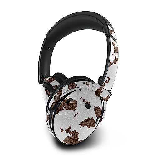 Image of MightySkins Glossy Glitter Skin Compatible With Bose QuietComfort 45 Headphones - Brown Cow | Protective, Durable High-Gloss Glitter Finish | Easy to Apply, Remove, and Change Styles | Made in The USA