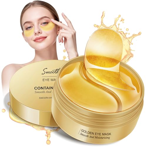 60 Piezas Parches para Ojos, Ácido Hialurónico y Colágeno, Parches Ojos Bolsas y Ojeras para Reducir Ojeras, Bolsas, Arrugas e Hinchazón, Gel Antiedad Hidratante, Cuidado para Mujer y Hombre