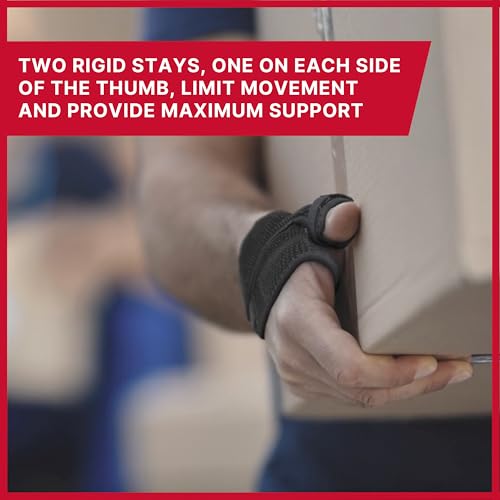 Mueller 62712 Sports Medicine Adjust-To-Fit Thumb Stabilizer, Thumb Pain Relief Brace thumb #6