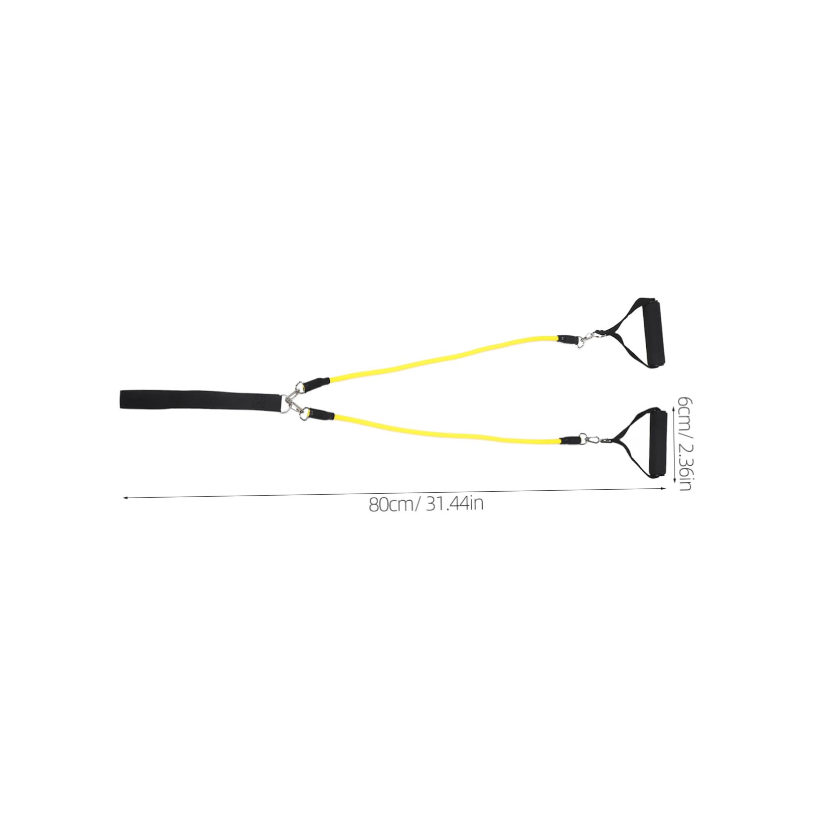 VICASKY Swimming Resistance Band for Adults Ergonomic Handles Durable Material High Intensity Resistance Rope for Swim Lessons and Training Swimming Gear for Workouts