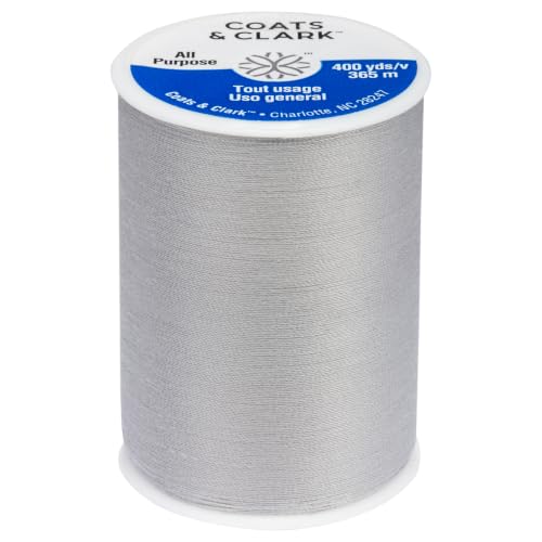 Coats & Clark All Purpose Sewing Thread 400 Yards Nugrey 1 Spool of Yarn