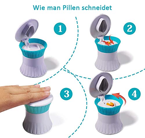 Tablettenmörser Opret 3 in 1 Teiler, Schneider und Mörser