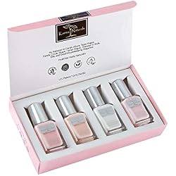 karma organic Beautiful Natural Nail Polish Set- Non-Toxic Nail Art, Vegan and Cruelty-Free Nail Paint