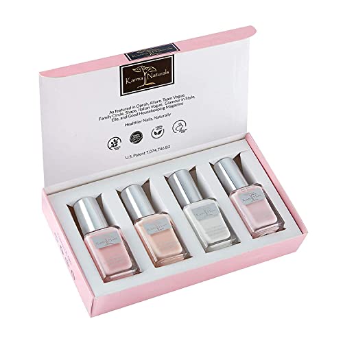 Karma Organic Beautiful Natural Nail Polish Set- Non-Toxic Nail Art,