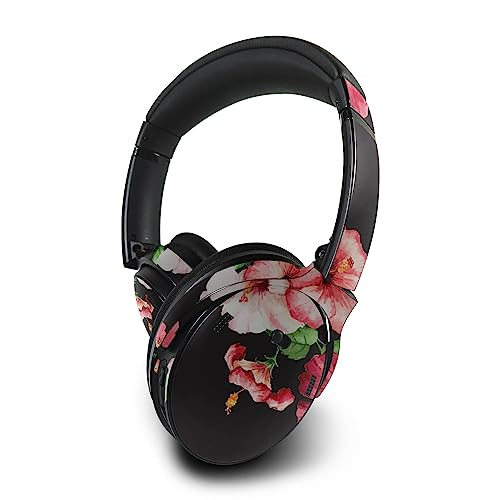Image of MightySkins Skin Compatible with Bose QuietComfort 45 Headphones - Hibiscus | Protective, Durable, and Unique Vinyl Decal wrap Cover | Easy to Apply, Remove, and Change Styles | Made in The USA