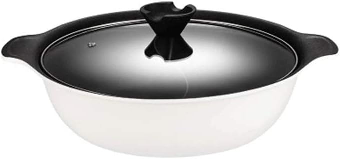 Olla Eléctrica PNAWLLCF, Resistente a Alta Temperatura, Antiadherente, Color Blanco