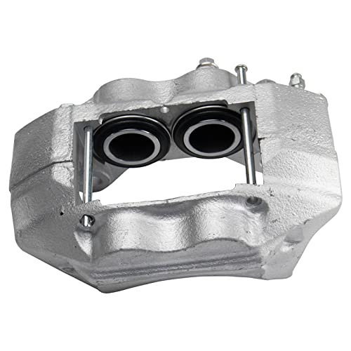 Image of TRQ Front Driver and Passenger Side Brake Caliper Set Compatible with 98-03 Toyota Tacoma with 6 Lug Wheels, 95-97 Tacoma 4 Wheel Drive, 04 Vehicle Stability Control VSC 6 Lug Wheels