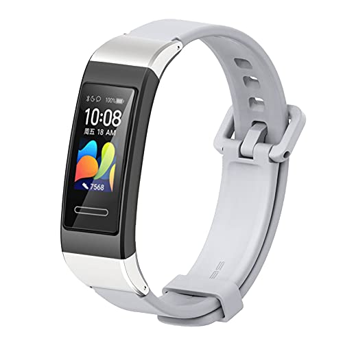 MIJOBS Correa Compatible con Huawei Band 3/Band 3 Pro/Band 4 Pro Correas de Silicona Pulsera Suave y Transpirable para Mujer y Hombre Correas para Huawei Band 4PRO/Band 3PRO/Band 3