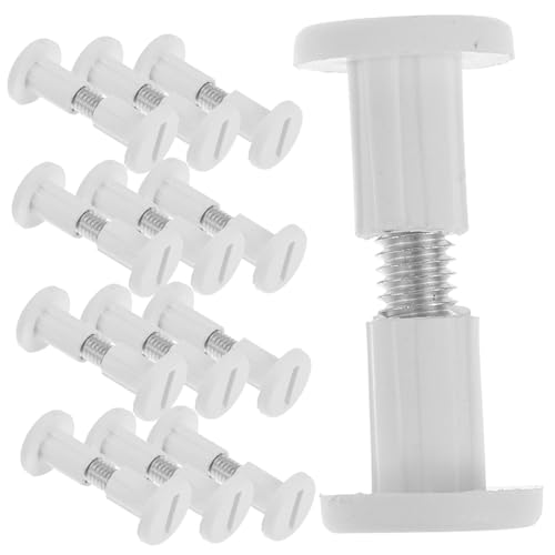 Mipcase 50 piezas Tornillos y Tuercas para Muebles de Herrajes para Conexión de Tableros Sistema de Unión Rápida para Montaje Seguro de Muebles