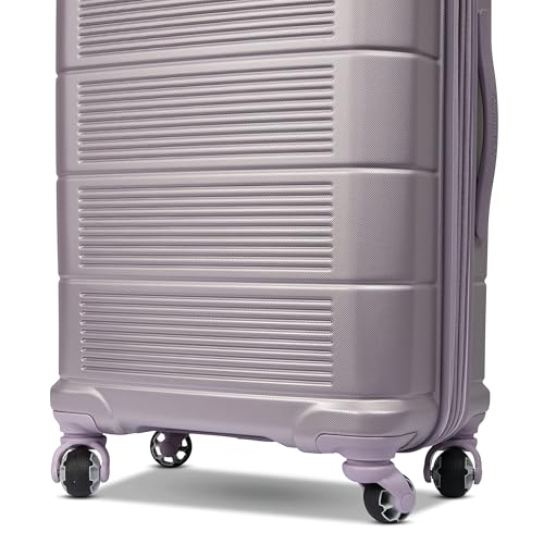 Image of American Tourister Stratum 2.0 Expandable Hardside Luggage with Spinner Wheels, Purple Haze, Carry-on